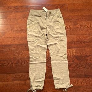 Bebe low rise cargo pants